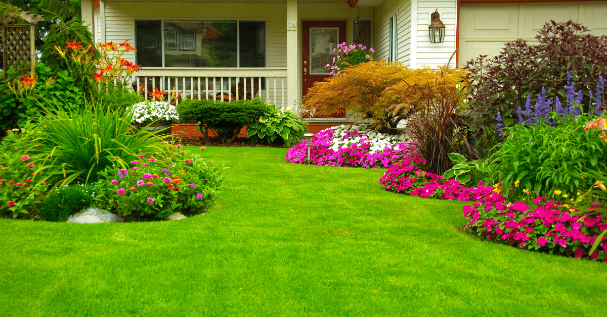 alt= "Beautiful yard links to home staging tips for better curb appeal"