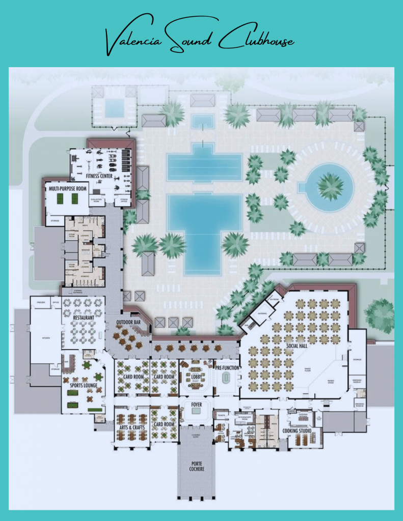 alt= "Floor plan for the clubhouse at Valencia Sound."